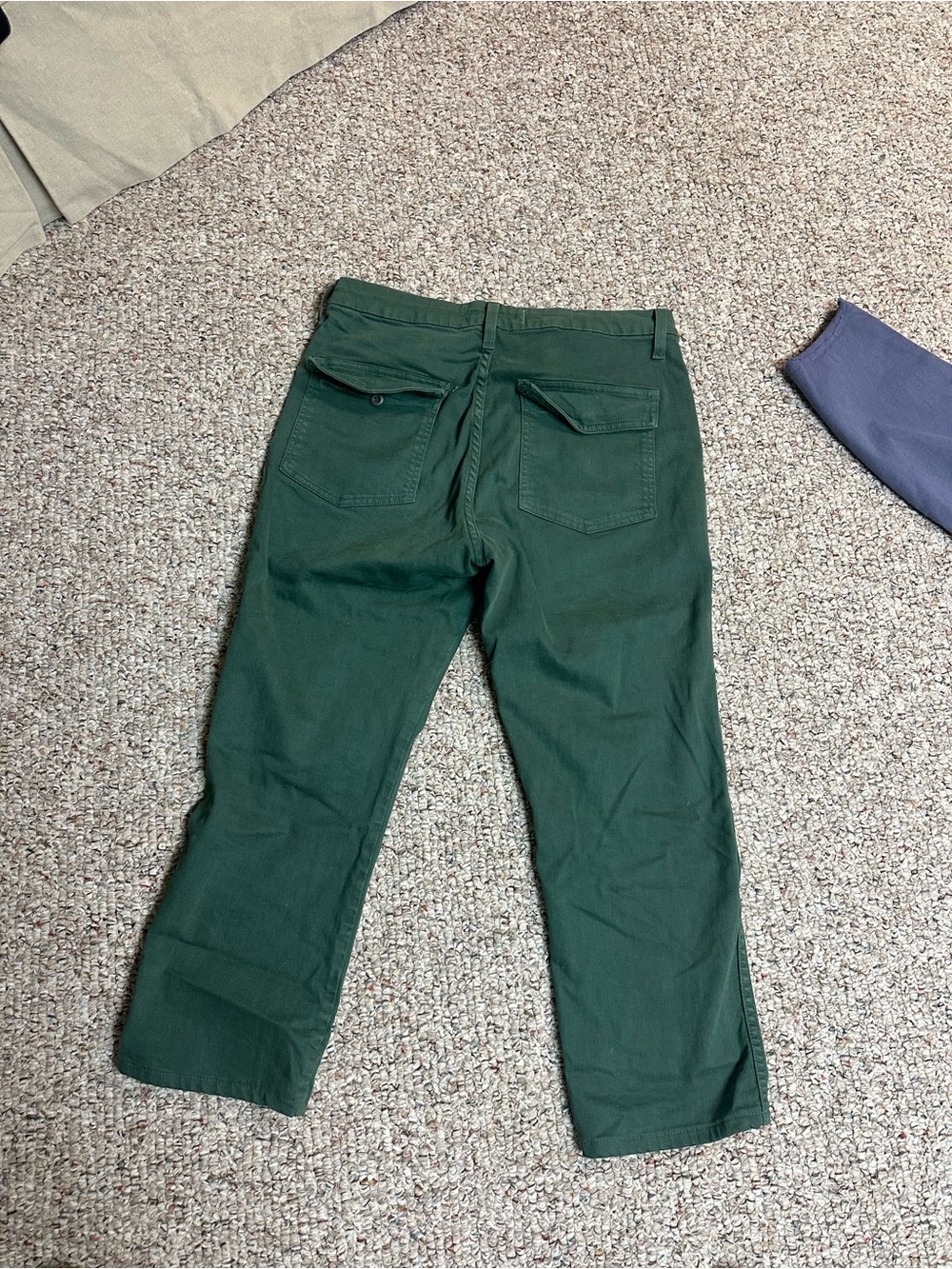 AMO Olive Green Casual Pants